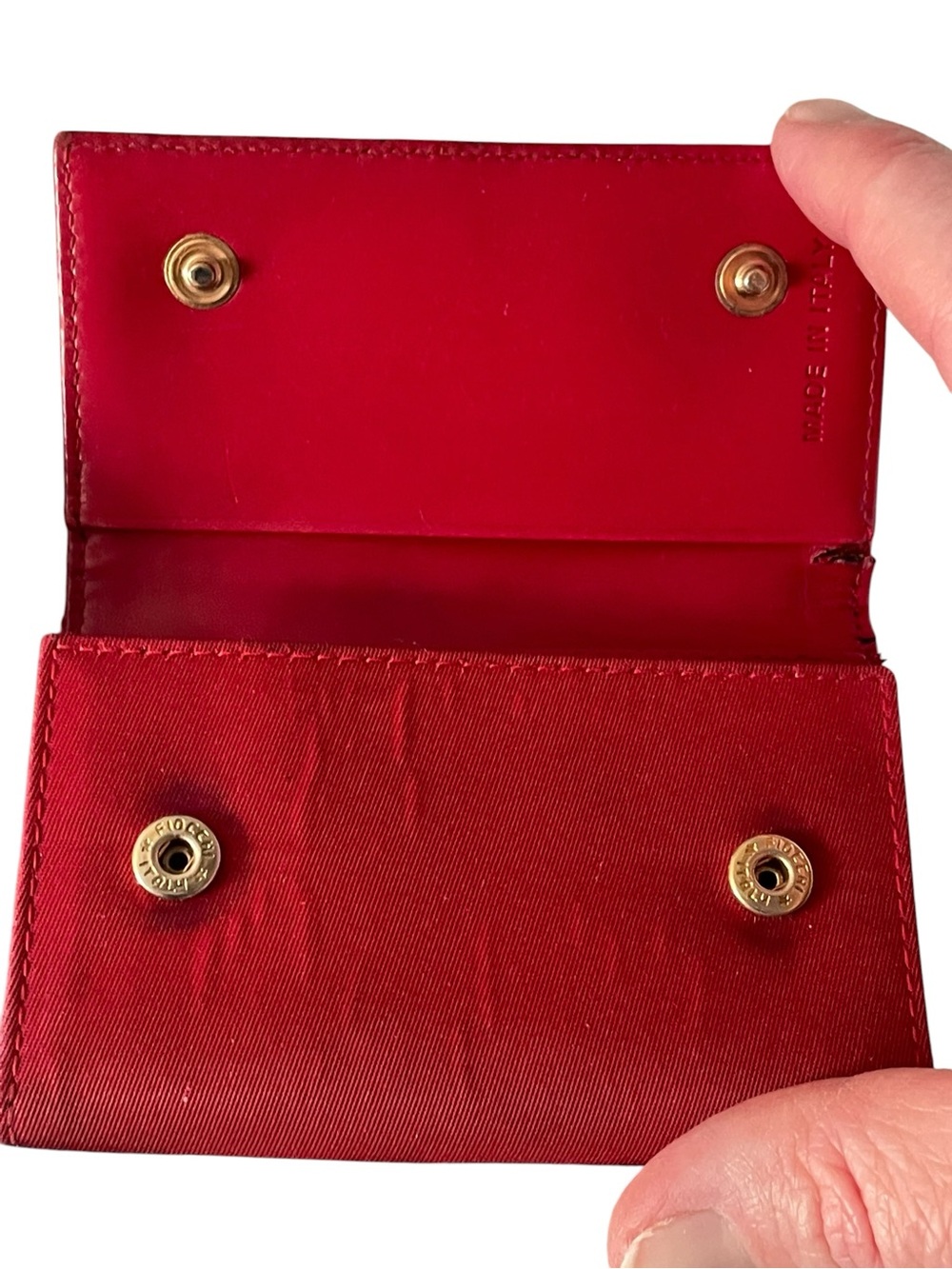 Vintage Prada Tessuto Red Nylon 6-Hook Key Case Wallet - Picture 3 of 14